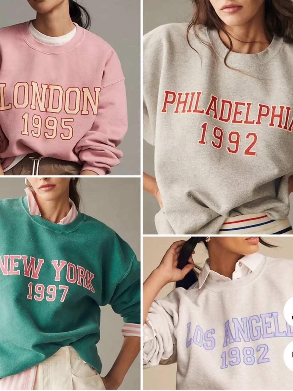 Anthropologie South Beach City Sweatshirt
